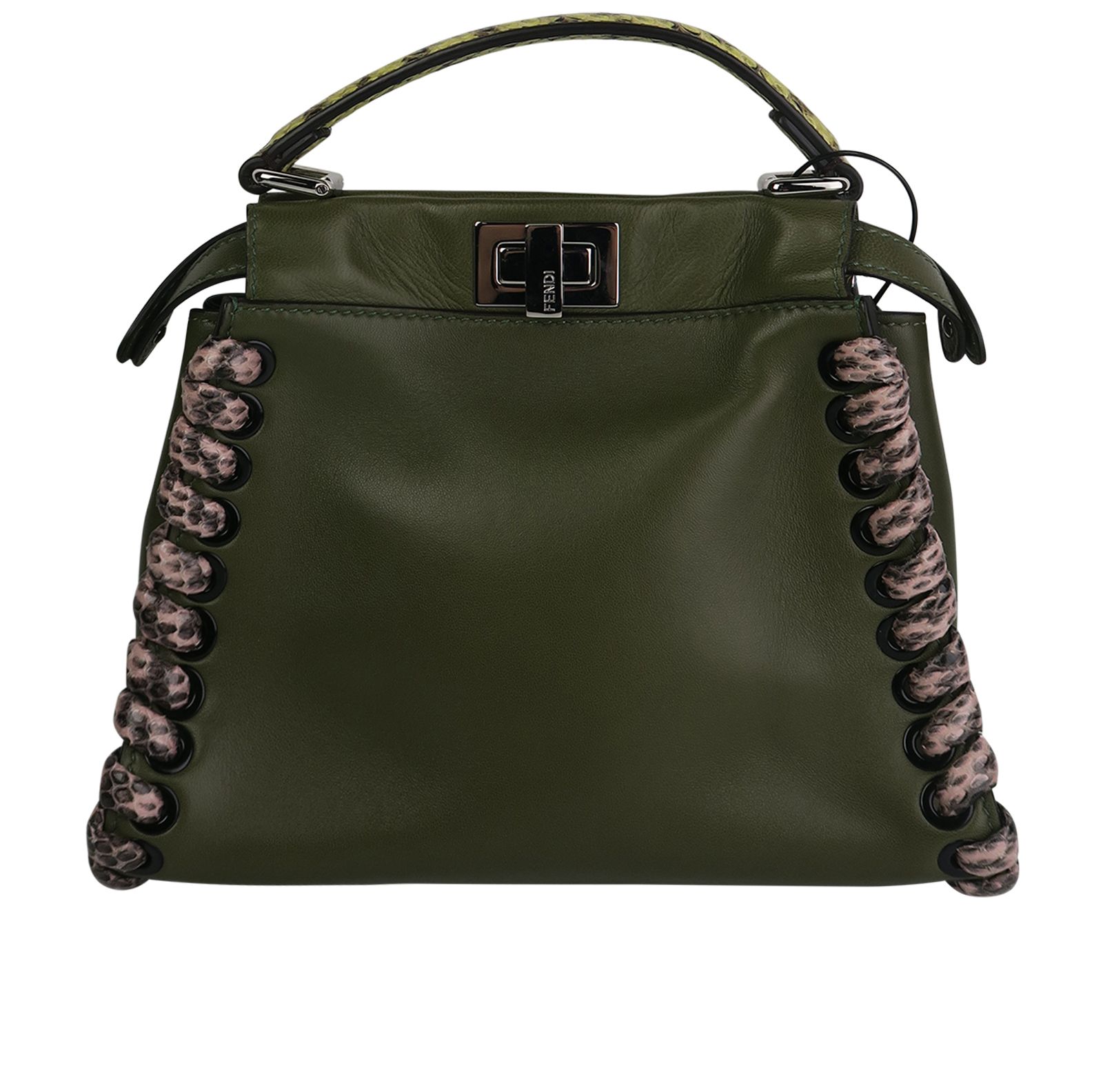 Fendi mini 2025 peekaboo whipstitch